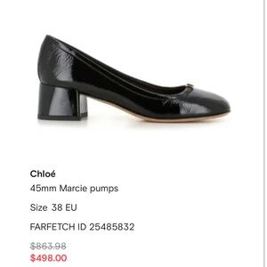 NWT - Chloe Marcie Pump
